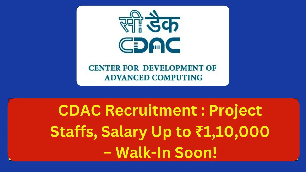 CDAC Recruitment