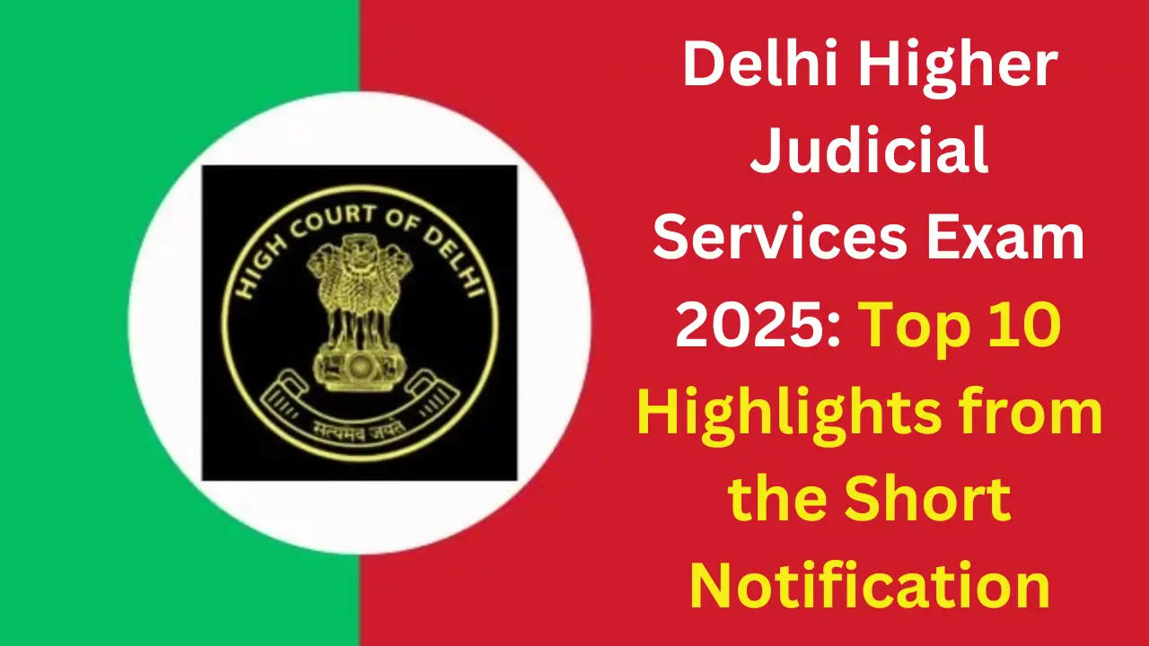 Delhi Higher Judicial Services Exam