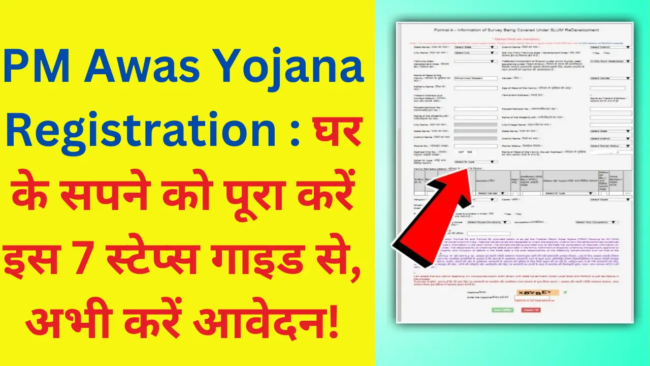 PM Awas Yojana Registration