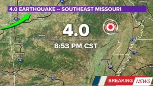 Missouri Earthquake Shakes 4-State Region